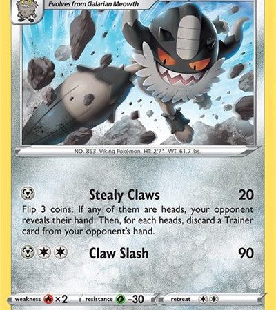 Galarian Perrserker [SWSH04: Vivid Voltage]