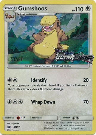 Gumshoos (Staff Prerelease Promo) [SM Black Star Promos]