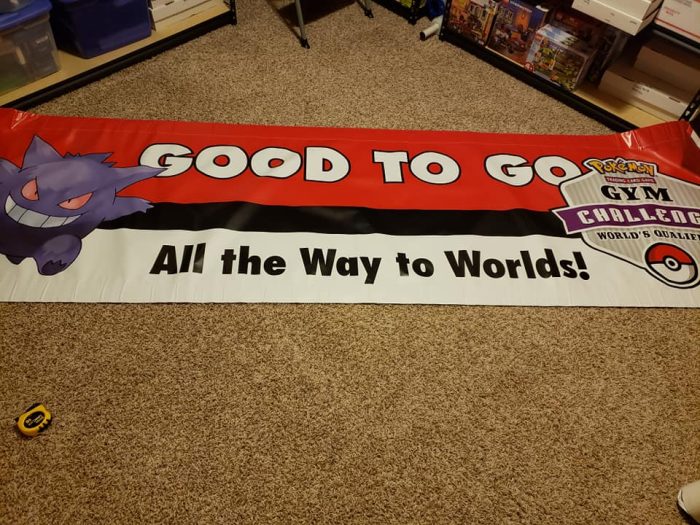 Gengar - Pokemon Gym Challenge - Wide Tarp Banner - 36x118.5