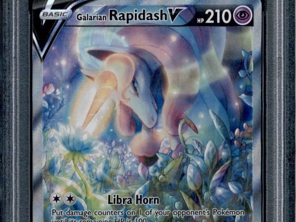 Galarian Rapidash V - 168/198 - PSA 9 - Alt Art - Chilling Reign - Pokemon - 21974