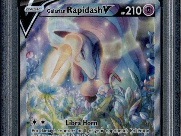 Galarian Rapidash V - 168/198 - PSA 10 - Alt Art - Chilling Reign - Pokemon - 30121