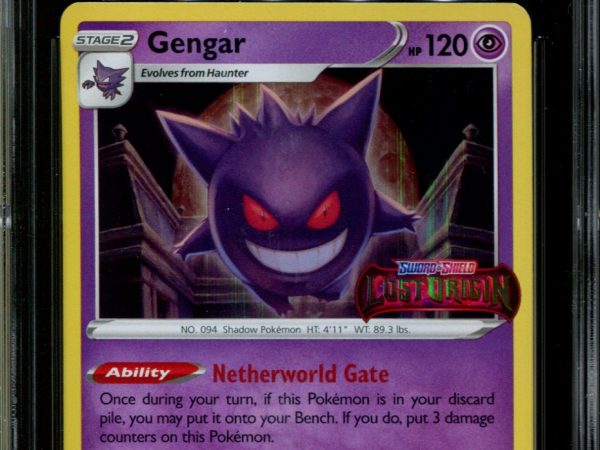Gengar - SWSH241 - CGC 9.5 - Prerelease Holo - Black Star Promos - Pokemon - 58082