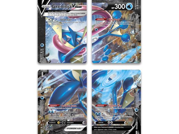 Greninja V-Union (Set of 4) [Sword & Shield: Black Star Promos]