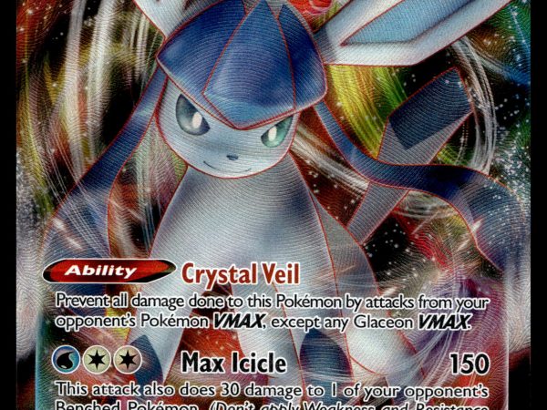 Glaceon Vmax - 041/203 - NM - Ultra Rare - Evolving Skies - Pokemon - A9-101