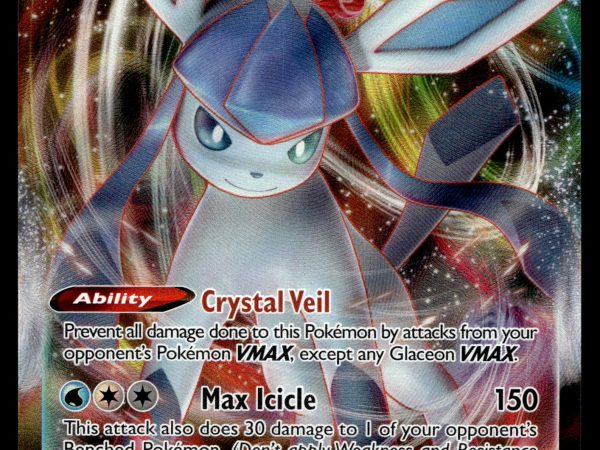 Glaceon Vmax - 041/203 - NM - Ultra Rare - Evolving Skies - Pokemon - A9-93