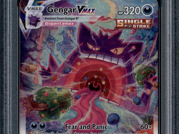 Gengar Vmax - 271/264 - PSA 9 - Alt Art - Fusion Strike - Pokemon - 62522