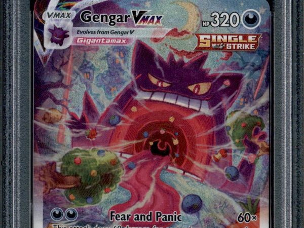 Gengar Vmax - 271/264 - PSA 9 - Alt Art - Fusion Strike - Pokemon - 62521