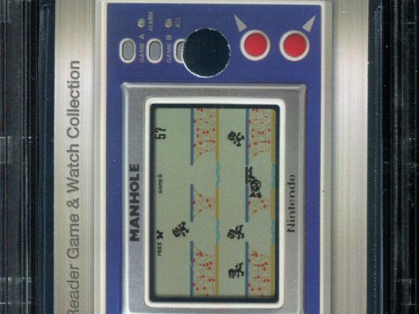 Game & Watch Manhole - BGS 9 - Hole-Punched - E-reader - Nintendo - 44784