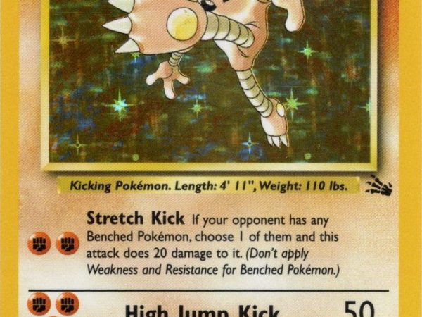 Hitmonlee (7/62) [Fossil Unlimited]