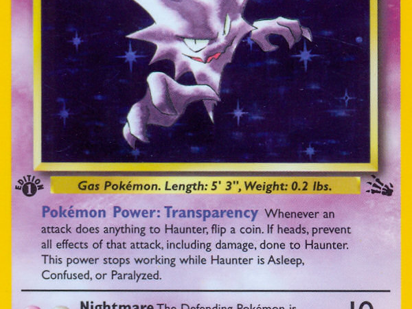 Haunter (6/62) [Fossil 1st Edition]