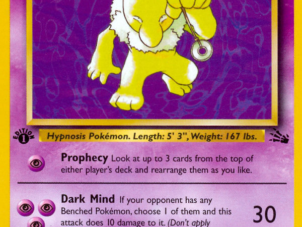 Hypno (23/62) [Fossil 1st Edition]