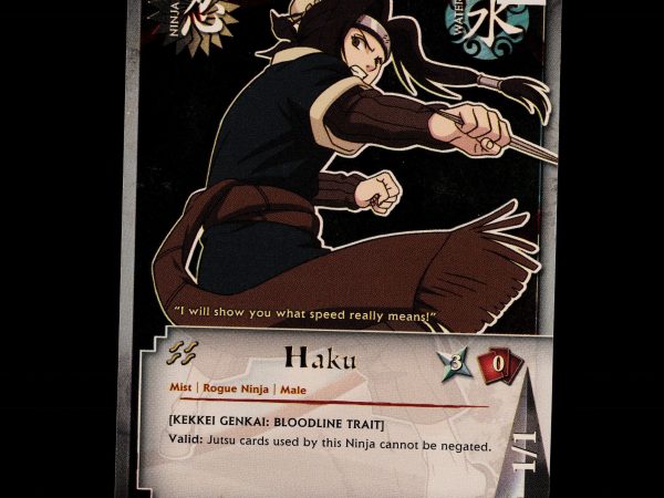 Haku - 043 - NM - Unlimited - Foil - Naruto CCG - E1-88