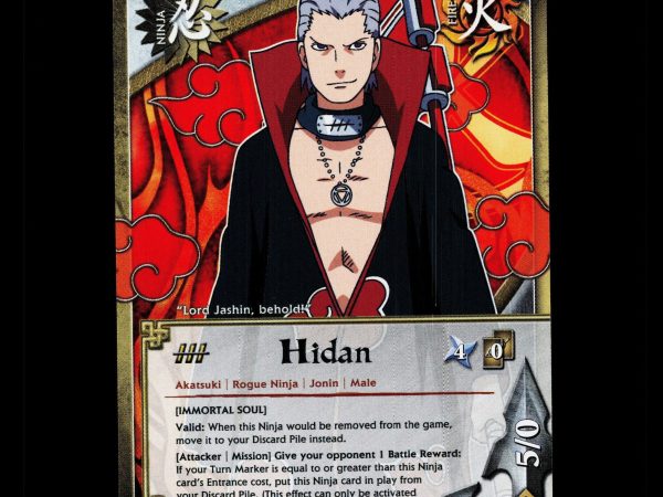 Hidan - 1442 - NM - 1st Edition - S25 - Naruto CCG - D4-70
