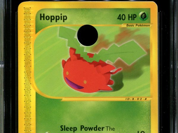 Hoppip - 112/165 - CGC 6 - Expedition - Demo - Hole Punched Matte Back - Pokemon - 91089