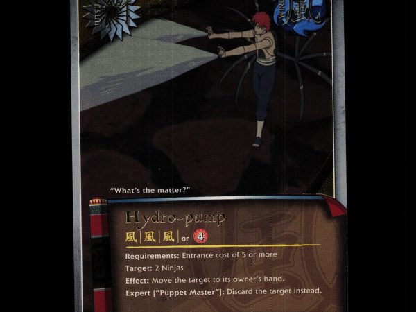 Hydro-pump - 797 - NM - 1st Edition Foil - S20 - Naruto CCG - D4-141