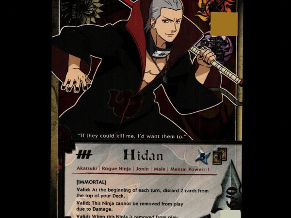 Hidan - 785 - NM - 1st Edition - Foil - Naruto CCG - D4-168