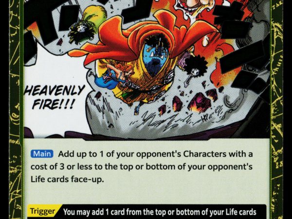 Heavenly Fire - OP04-117 - NM - Rare - English OP04 - One Piece TCG