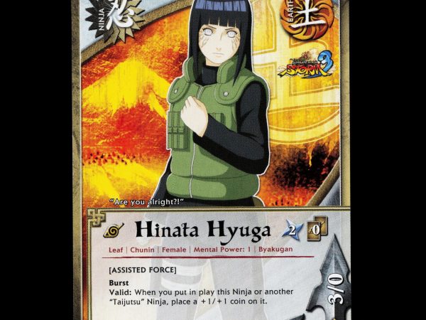 Hinata Hyuga - 1624 - NM - Non-Foil - S28 - Naruto CCG - E1-137
