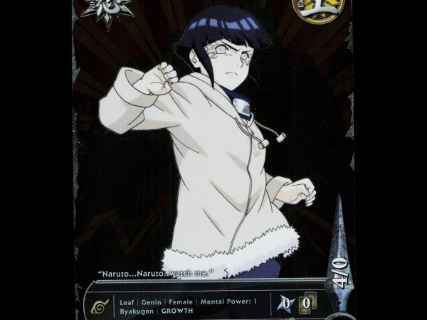Hinata Hyuga - 1156 - NM - 1st Edition Foil - S21 - Naruto CCG - D4-19