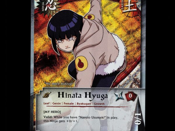 Hinata Hyuga - 230 - NM - 1st Edition - Diamond Foil - Naruto CCG - D4-269