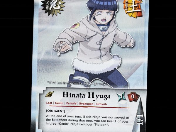 Hinata Hyuga - us012 - NM - Rare - Promo - Naruto CCG - E1-6