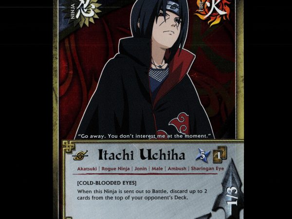 Itachi Uchiha - PR 036 - NM - Foil - Promo - Naruto CCG - E1-1
