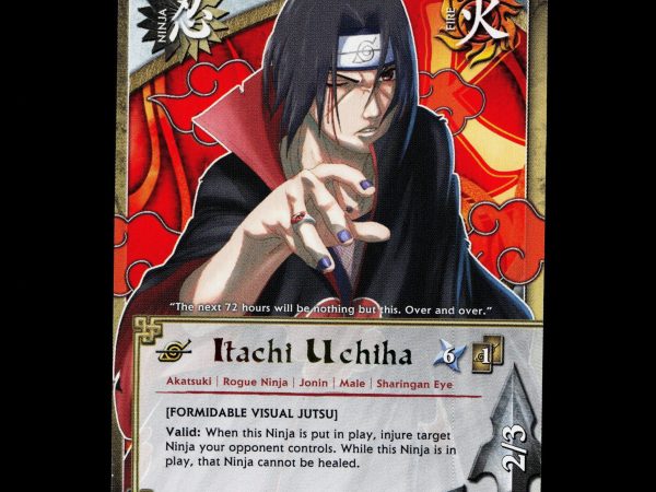 Itachi Uchiha - 365 - NM - 1st Edition - TP4 - Naruto CCG - D4-190