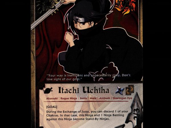 Itachi Uchiha - 453 - NM - Foil - Promo - Naruto CCG - E1-37