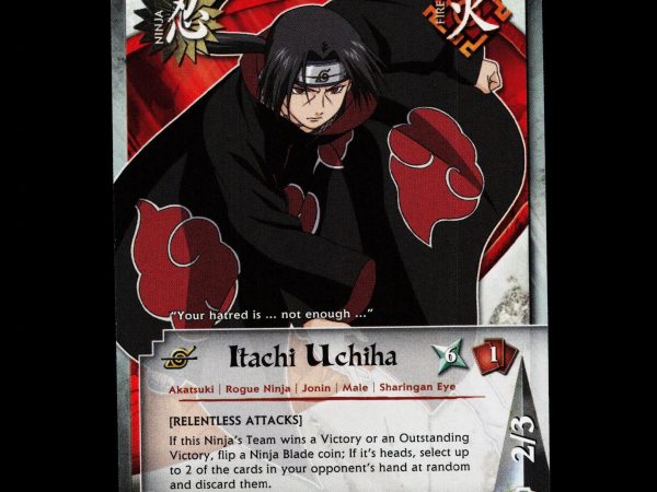 Itachi Uchiha - c008 - NM - 1st Edition - Promo - Naruto CCG - D4-189