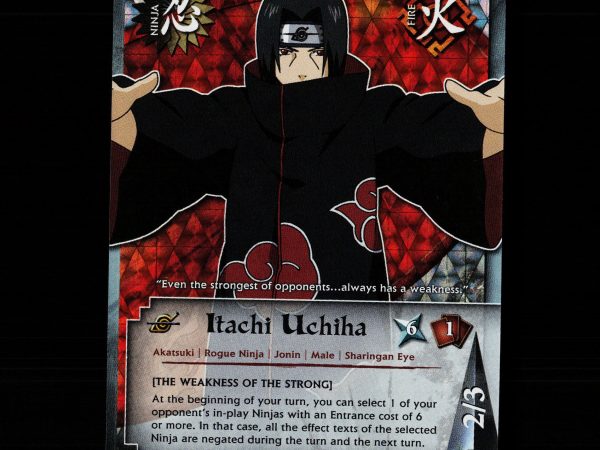 Itachi Uchiha - us081 - NM - Foil - Promo - Naruto CCG - E1-32