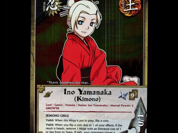 Ino Yamanaka (Kimono) - 1209 - NM - 1st Edition Foil - S22 - Naruto CCG - D4-91