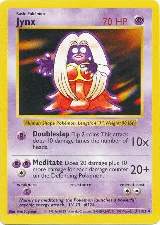 Jynx (31/102) [Base Set (Shadowless)]