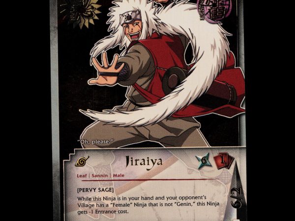 Jiraiya - 101 - NM - 1st Edition - Foil - Naruto CCG - D4-338