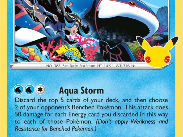 Kyogre (003/025) [Celebrations: 25th Anniversary]