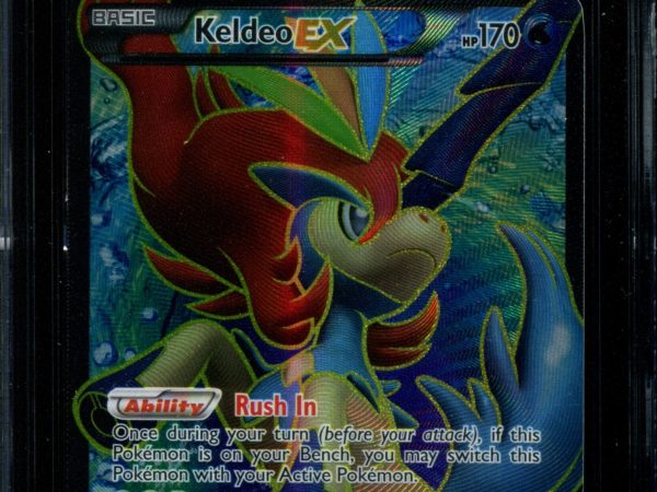 Keldeo EX - 142/149 - CGC 8 NM/Mint - Boundaries Crossed - 02277