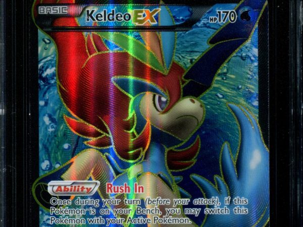 Keldeo EX - 142/149 - CGC 8.5 NM/Mint+ - Boundaries Crossed - 65361