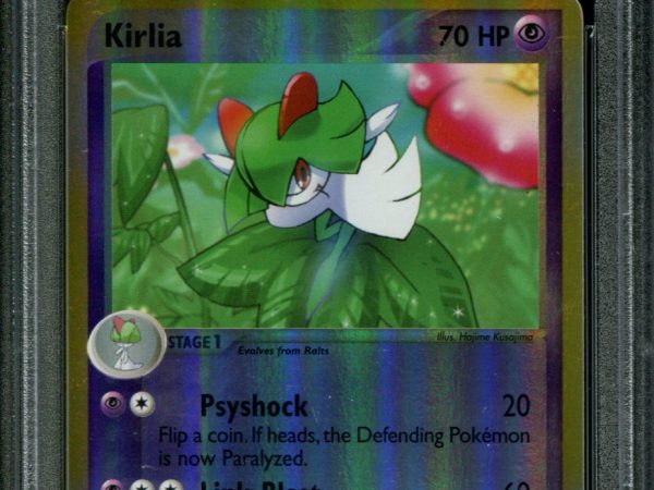 Kirlia - 40/100 - PSA 8 - Reverse Holo - Sandstorm - Pokemon - 65016