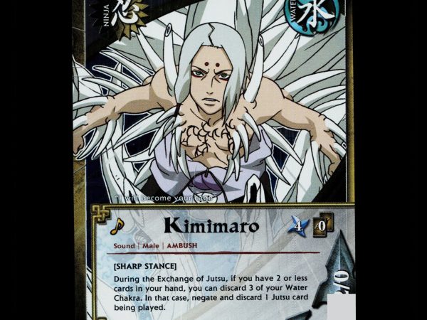 Kimimaro - 927 - NM - 1st Edition Foil - S18 - Naruto CCG - D4-126