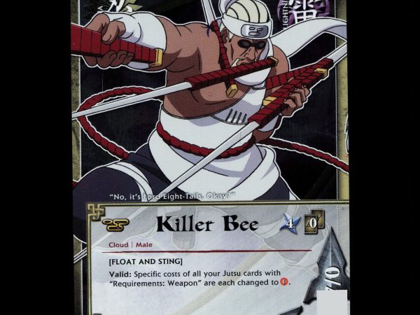 Killer Bee - 1070 - NM - 1st Edition Foil - S20 - Naruto CCG - D3-109