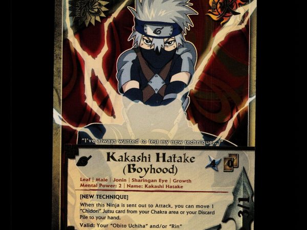 Kakashi Hatake (Boyhood) - 709 - NM - 1st Edition - Foil - Naruto CCG - D4-291