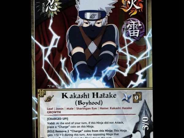 Kakashi Hatake (Boyhood) - 1291 - NM - 1st Edition Foil - S23 - Naruto CCG - D4-35