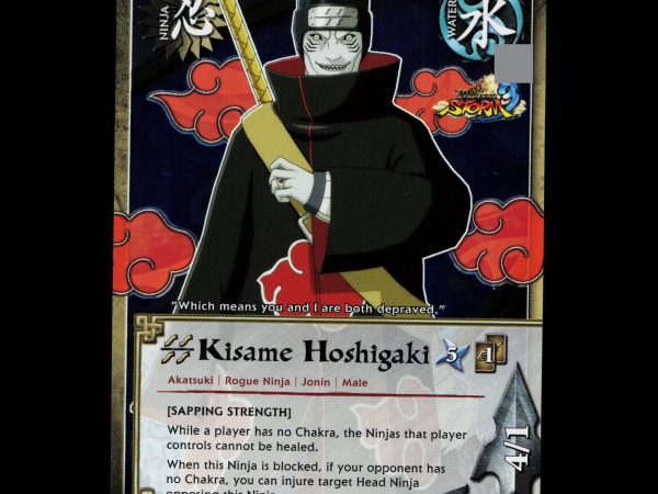 Kisame Hoshigaki - 1650 - NM - Foil - S28 - Naruto CCG - E1-136