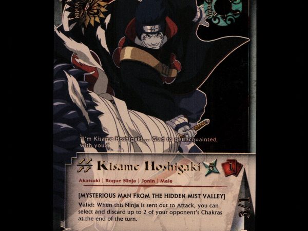 Kisame Hoshihaki - 202 - NM - 1st Edition - Foil - Naruto CCG - D4-260