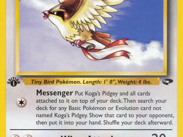 Koga's Pidgey (49/132) [Gym Challenge 1st Edition]