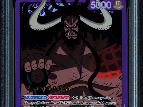 Kaido - ST04-001 - PSA 7 - Alt Art - Super Pre-Release - One Piece - 519