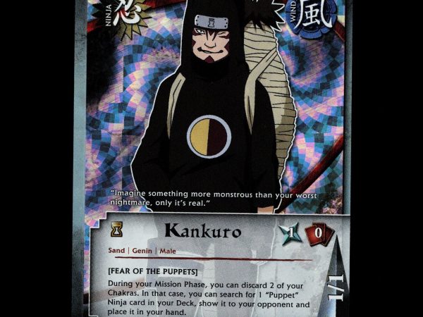 Kankuro - us075 - NM - 1st Edition - Wavy Foil - Naruto CCG - D3-43