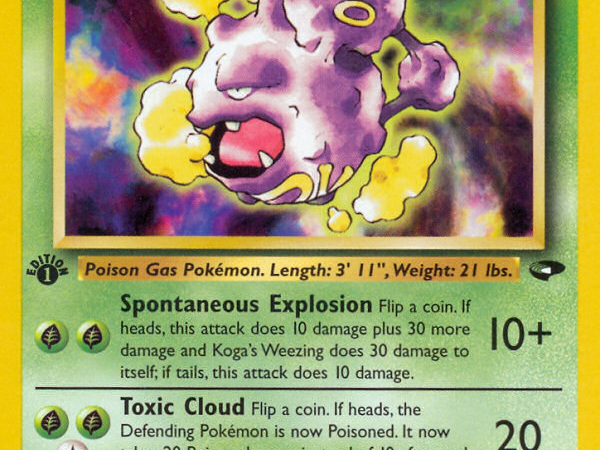 Koga's Weezing (50/132) [Gym Challenge 1st Edition]