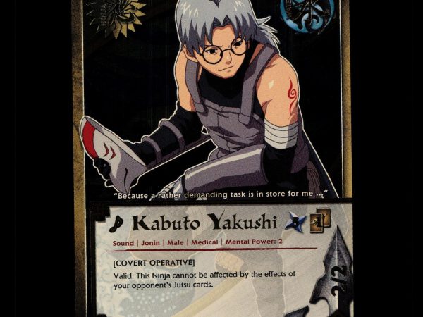 Kabuto Yakushi - 152 - NM - 1st Edition - Foil - Naruto CCG - D4-349