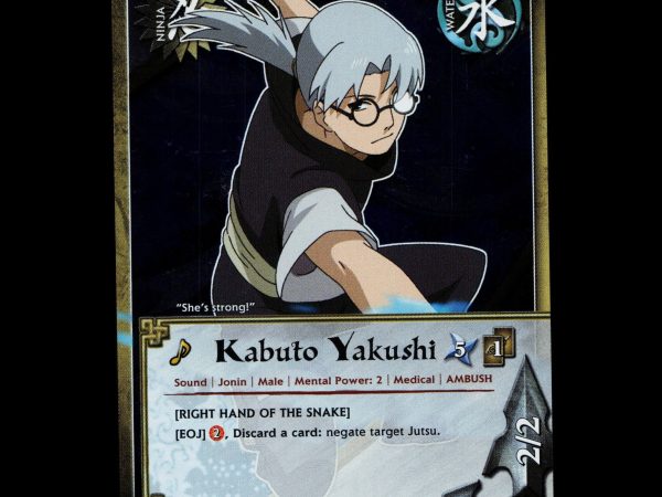 Kabuto Yakushi - 1316 - NM - 1st Edition Foil - S23 - Naruto CCG - D3-81