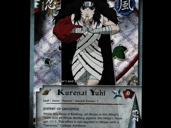 Kurenai Yuhi - us106 - NM - 1st Edition - Diamond Foil - Naruto CCG - D3-31